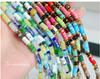 Versatile Temperament Necklace: Rainbow Natural Stone Beads with Clavicle Chain and Light Luxury Craftsmanship.