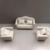 Simulation Dollhouse Sofa With Pillow Mini Sofa Girls Gift Miniature Sofa  Dollhouse Accessorie