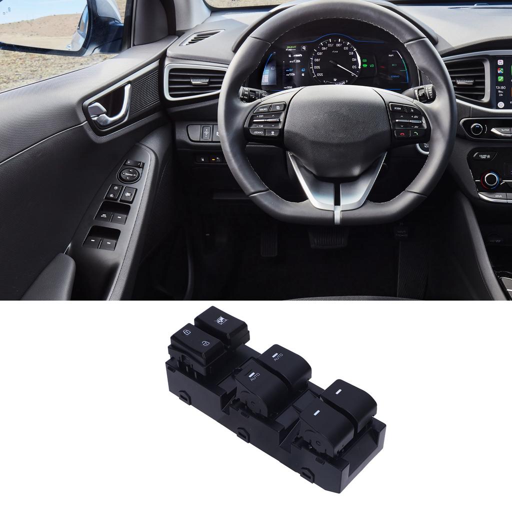 Car Master Power Window Switch 93570 G2020 Left Driver Side Door Window Switch Replacement for Ioniq 2017 to 2025