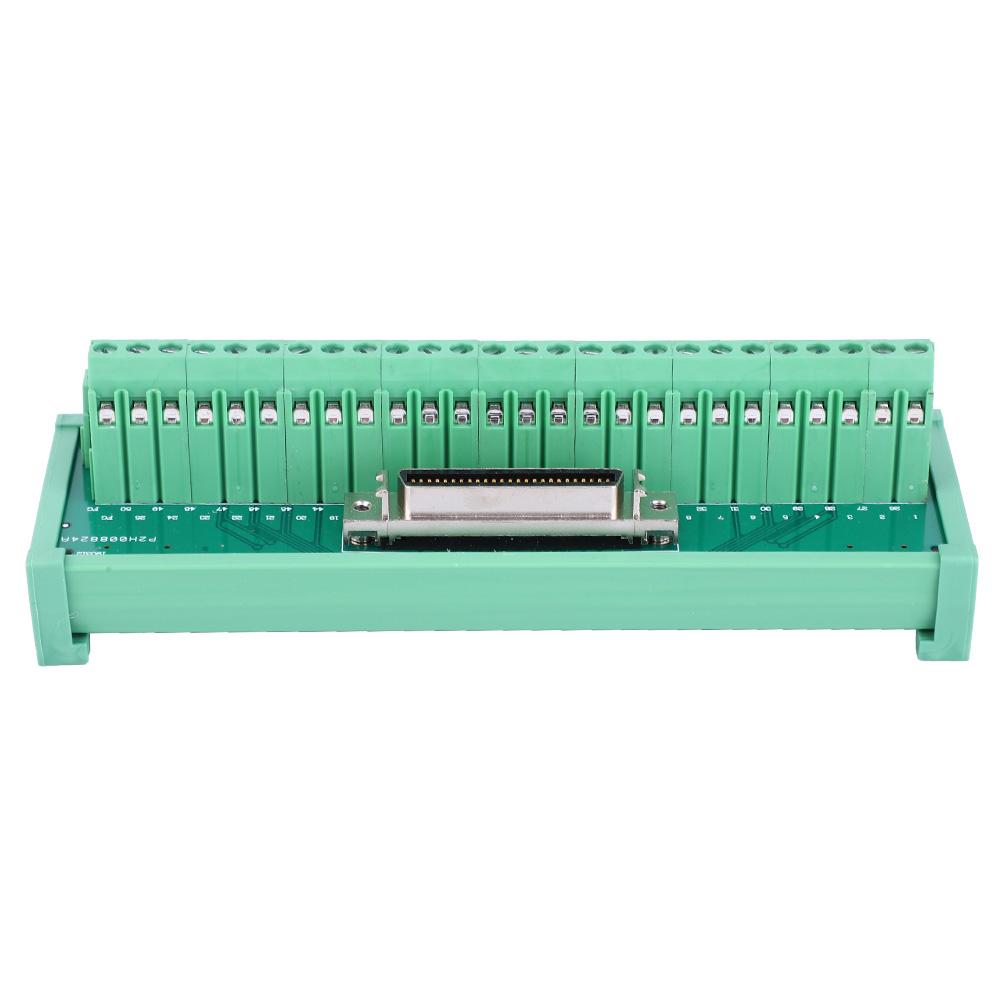 Terminal Block Cable Connector PLC Module SCSI50 P 35mm DIN Rail Electrical Equipment