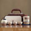 Mingguan Outdoor White Porcelain Tea Set