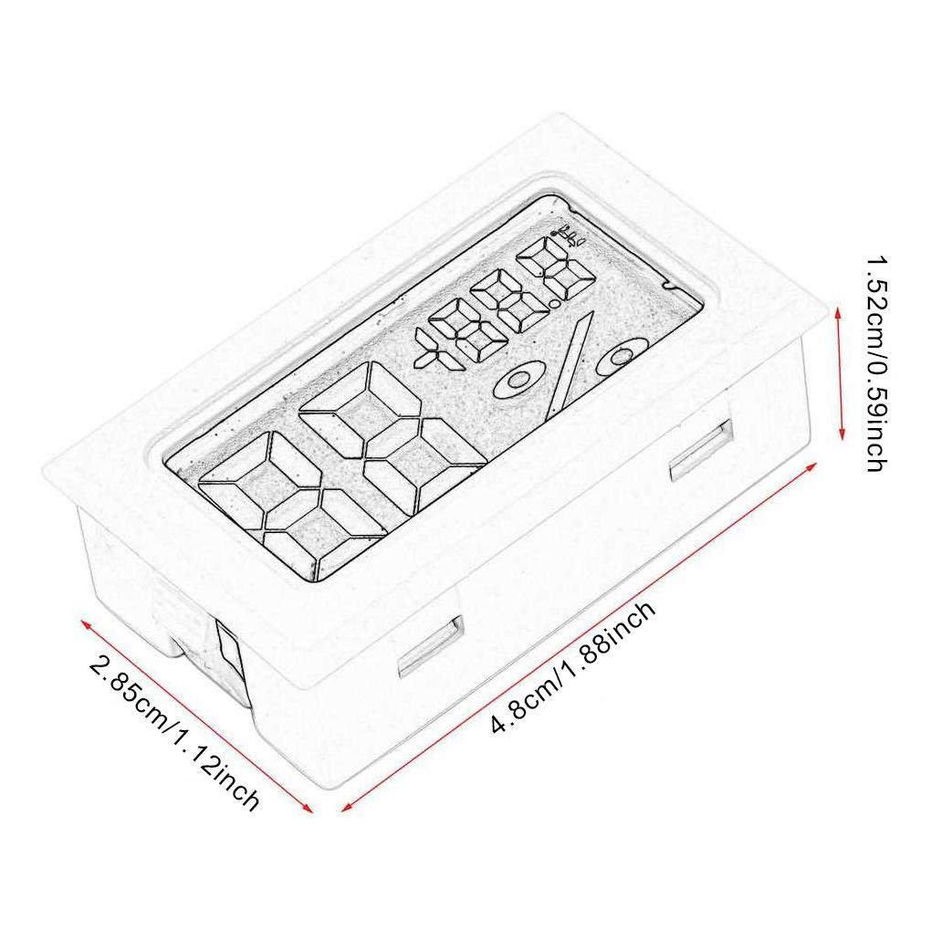 Practical Digital Indoor Thermometer Temperature Humidity Meter LCD Display