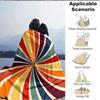 1 Stück Decke mit Sonnenstrahlmuster, Leichte Flanelldecke für Sofa, Bett, Reisen, Camping, Wohnzimmer, Büro, Couch, Stuhl und Bett