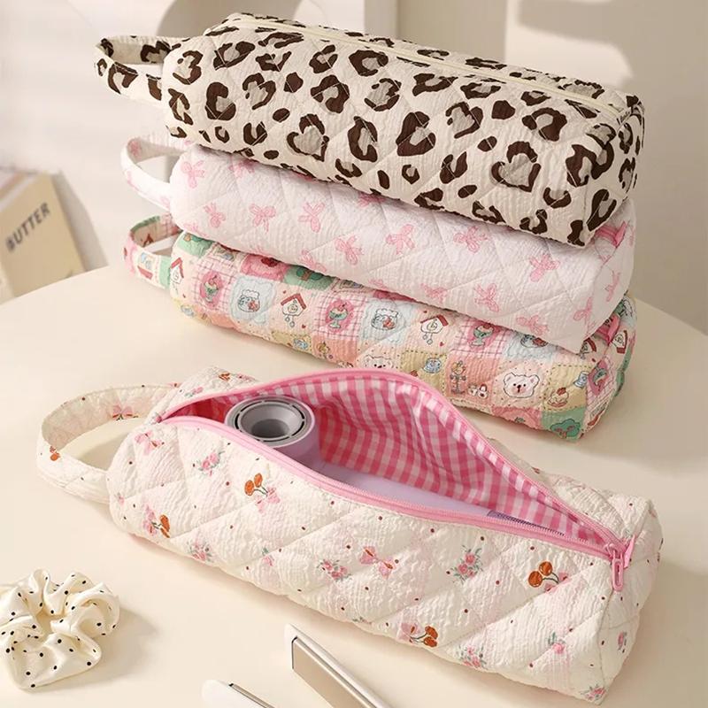 Travel Hair Dryer Storage Bag With Handle Dustproof Curler Storage Bag Large Capacity Soft Quilting Cotton Hair Dyson Organizer