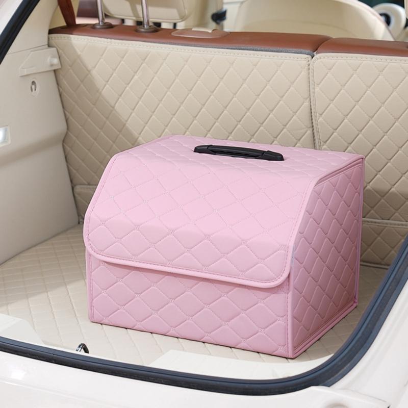Compact Portable Car Trunk Organizers Foldable Car Trunk Storage Box Enhances Interior Vibrancy Boosts Trunk Tidiness