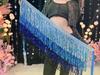 Bohemian Cross-border Belly Dance Hip Scarf with Sequins & Tassels - Women's Waist Chain for Indian Dance Performance