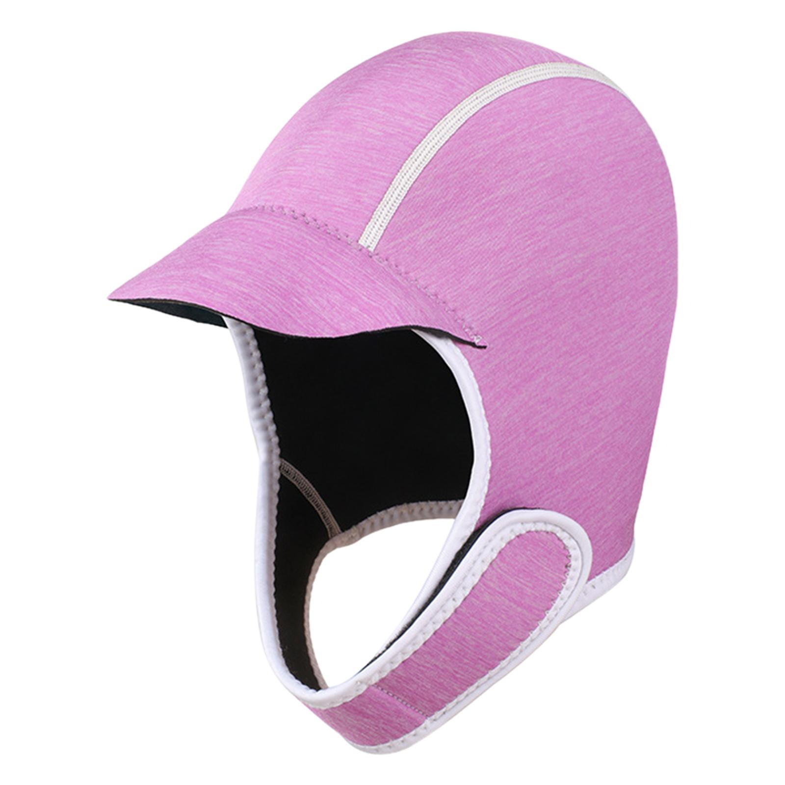 

Scuba Diving Hood 2mm With Chin Strap Surfing Cap Thermal Hood For Swimming Kayaking Snorkeling Sailing Canoeing Water Sports pink #1