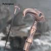 Miedziana Luksusowa Dekoracyjna Cosplay Orzeł Laska do Chodzenia Elegancka Modna Laska Cosplay Stop Krzyżak Vintage Laska do Chodzenia 93cm