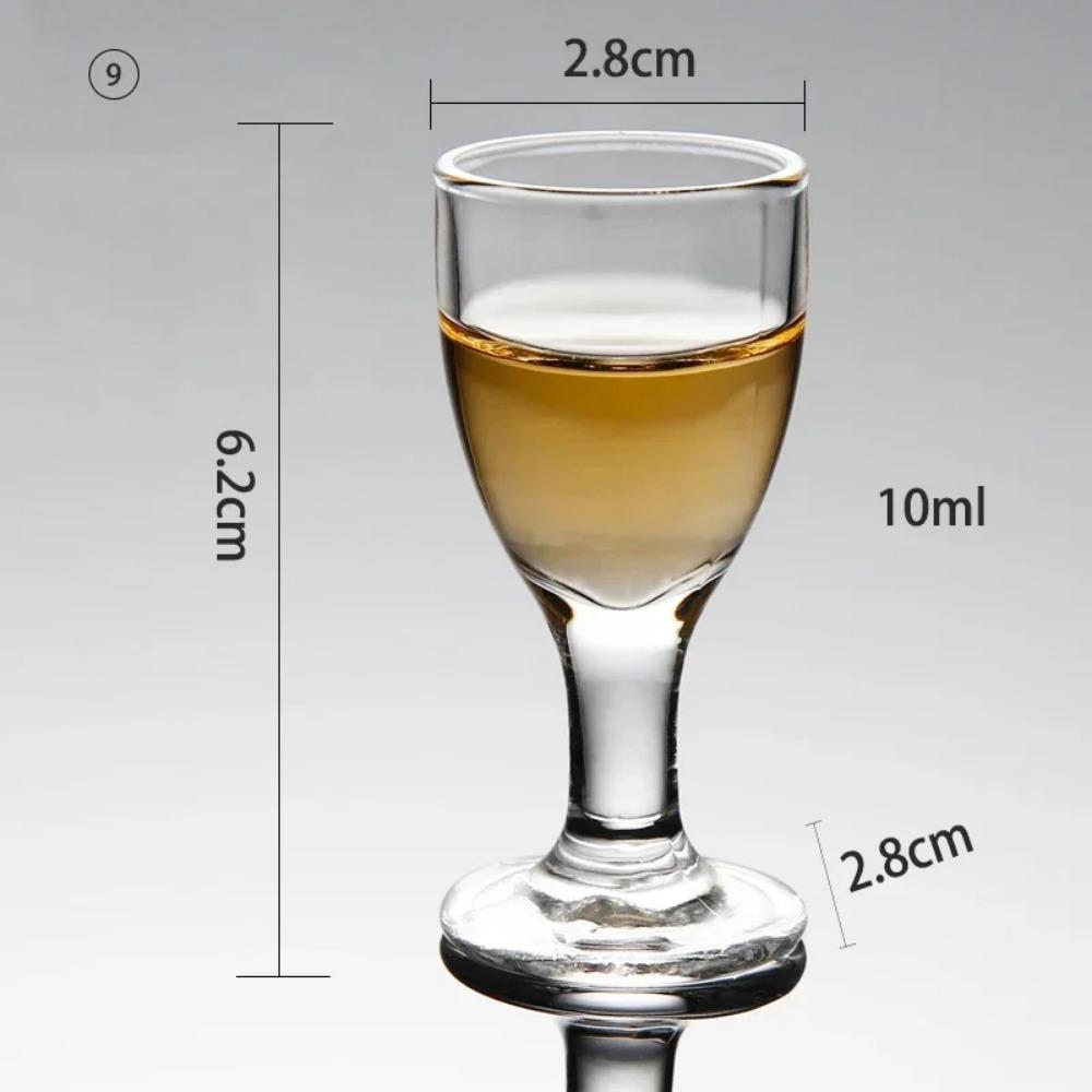 2/6/PCS Crystal Cup Shot Glass Cup Creative Spirits Wine Glass Cup Glasses Party Drinking CharmingThick BottomCup Wine Glass
