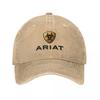 Mode Ariat-Emblem Baseballkappen Damen Unisex Snapback Kappe FeUnisex Unisex Schirmmützen Sonnenhut Unisex Verstellbar Baumwolle Trucker-Kappen