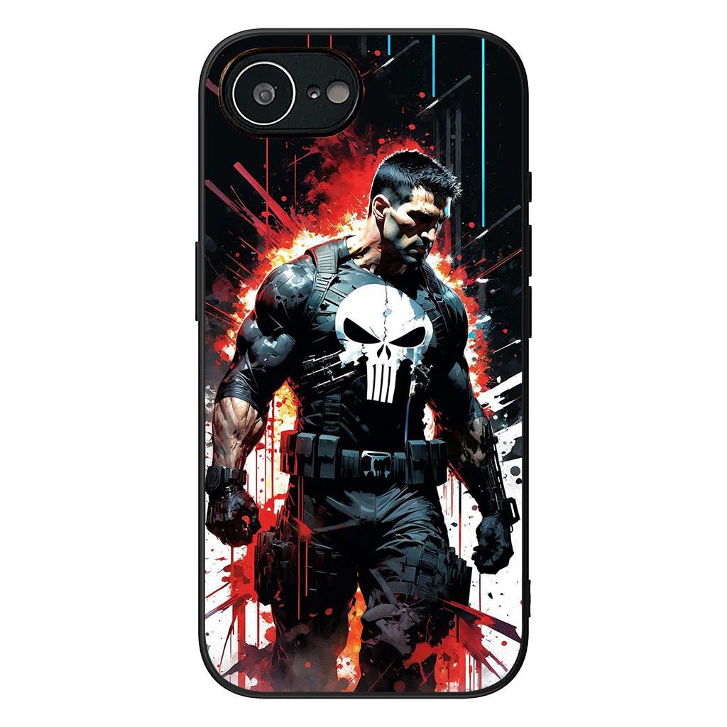 Die Marvel Punisher Schädel Hülle Handyhülle für Samsung Galaxy A56 A26 A36 A10 A20 A30 A31 A32 A50 A51 A52 A53 A33 A12 A14 Hülle