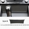 Carbon Fiber Console Gear Shift Side Panel Trim Sticker for Lexus IS250 IS350 300H 2013-2020, Car Interior ModificationAccessory