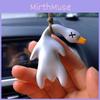 Color Changing Roast Duck Car Pendant Swing Cartoon Rearview Mirror Decoration