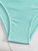 Plus Size Women's Tummy Control Maternity Swimsuit - Solid Color Fashion for European & American Styles, Ideal for Vacations & Hot Springs