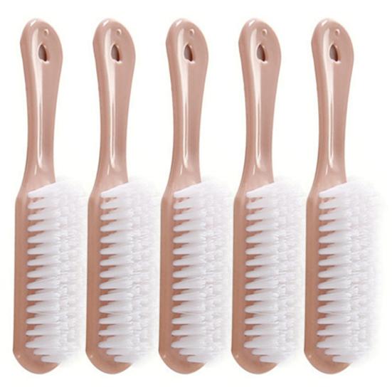 5Pcs Laundry Brushes Soft Bristles Good Cleaning Effect PP Material Hanging Type Easy-to-Hold Sneaker Cleaning Brush Home Supplies