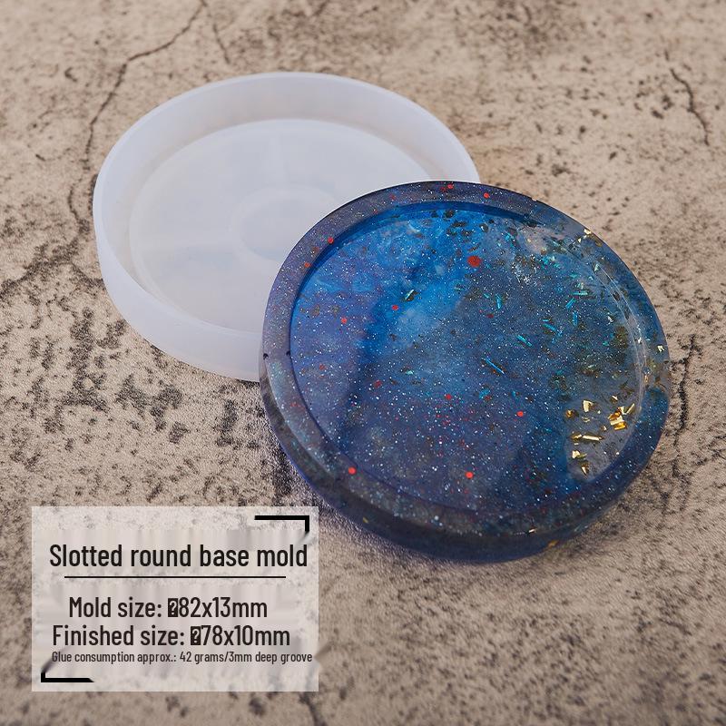 

Набор форм для эпоксидной смолы «Кристалл» для квадратных, круглых и шестиугольных подставок с подставкой с пазами и подставкой для демонстрации