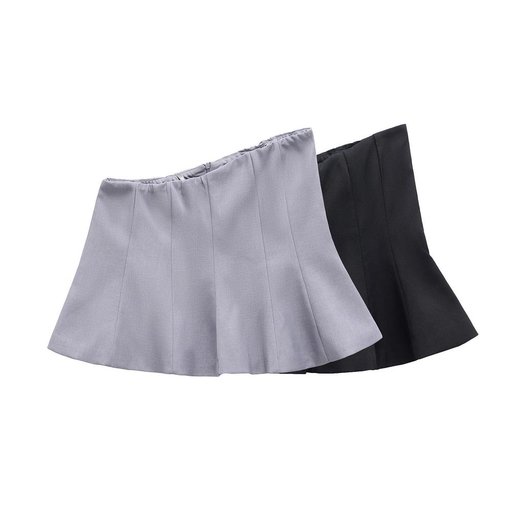 2025 Spring European & American Style Women's Strapless Top and Short Skirt