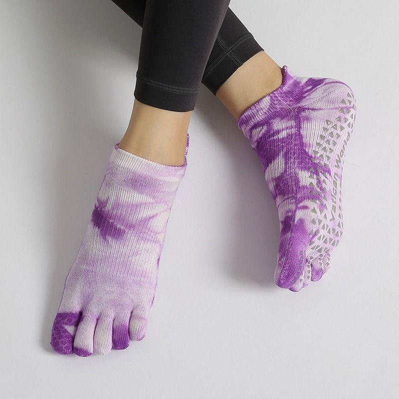 

Yoga Socks Toe Socks Pilates Socks Professional Non-Slip Socks Women s Summer Indoor Fitness Socks Athletic Socks Toe Socks Orchid purple(Professional yoga socks])