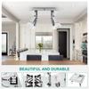 4 Way Square Spot Light LED Ceiling Light Adjustable Angle Chandelier Lamps Rotatable Ceiling Light for Kitchen Living Room