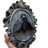 1 Stück Gotische Kunst Harz Gotisches Wesen Wandkunst Rostbeständig Tier Wanddekoration Vintage Wandbehang Gerahmt Taxidermie für Zuhause