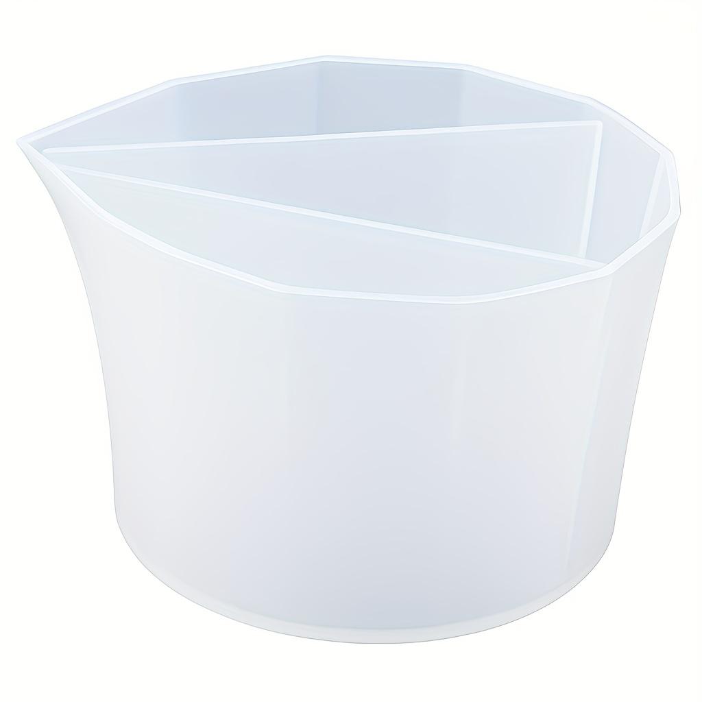 Silicone Measuring Cup,Detachable Cup (2/3/4/5 Compartments) for Jewelry Casting, Epoxy Resin Crafts,Acrylic Paint Resin Pouring