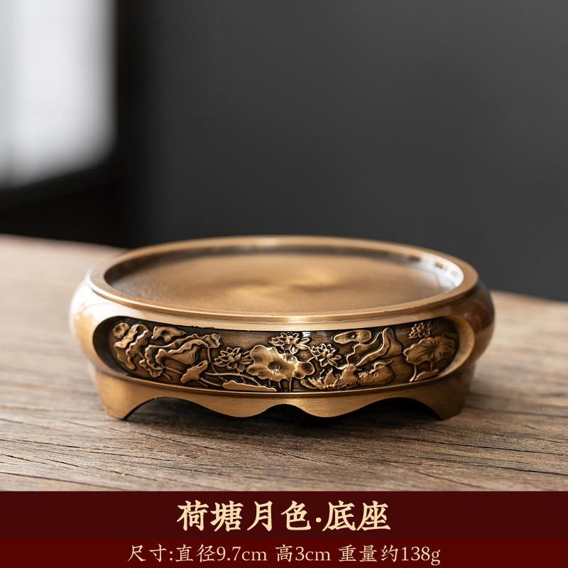 Retro Creative Aromatherapy Burner Three-Legged Small Incense Burner Base Home Decorative Indoor/tea Room/soothing Purifying