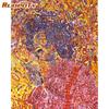 RUOPOTY Frameless Abstract Painting Colorful Oil Painting DIY Painting By Numbers Modern Wall Art Picture Hand Painted For Wall Decoration 40x50cm
