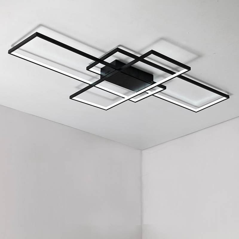 Modern Minimalist LED Ceiling Light for Living Room, Bedroom, and Study