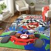 1Pc Mario Kart Tour Adventure Rug, Office Carpet Indoor Outdoor Doormat, Non-Slip Soft, Living Room, Christmas Halloween Gift M929154