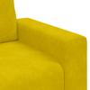Yellow Armchair 100x77x82 Cm Velvet