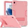 Color Block Protective Case for Samsung Tab A9 Plus - Silicone & PC Three-Proof Drop Protection