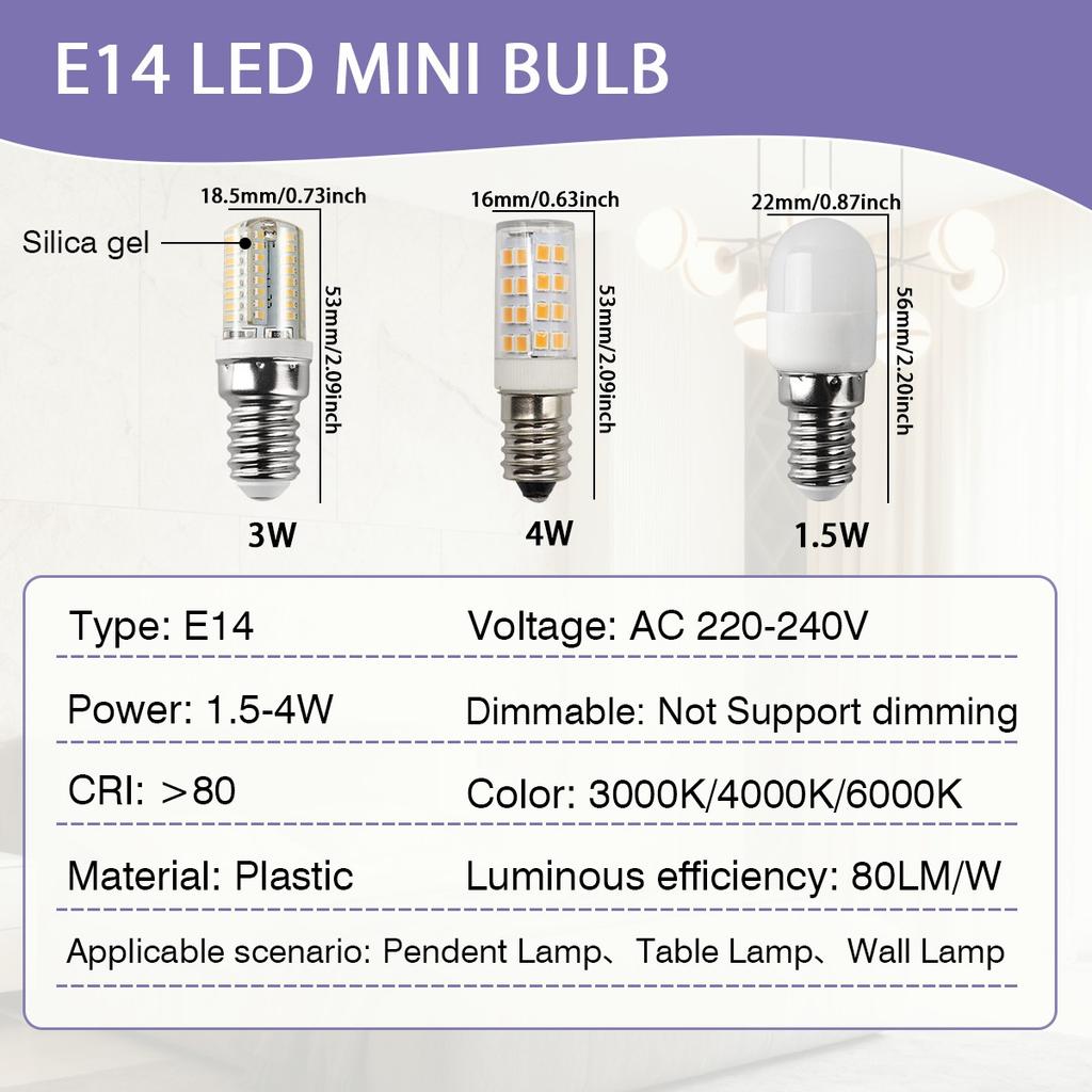 5PCS G9 E14 LED Bulb Light 2.5W 3W 5W AC220V-240V LED Lamp LED Corn Bulbs SMD2835 LED G9 Light Replace 30W Halogen Lamp Light