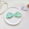 Glitter Solid Color Cloud Small Fresh Mobile Phone Holder Desktop Airbag Retractable Magnetic Paste Wind Female Ring