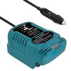 12V/24V 100-240V Li-ion Battery Mini Compact Car Charger for Makita 18V Lithium Ion Battery BL1860 BL1830 Replacement for DC18RC