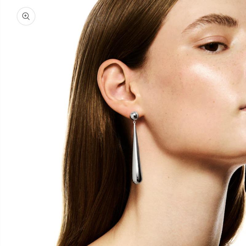 Minimalist Danish Teardrop Tassel Earrings for Women - European & American High-End Design