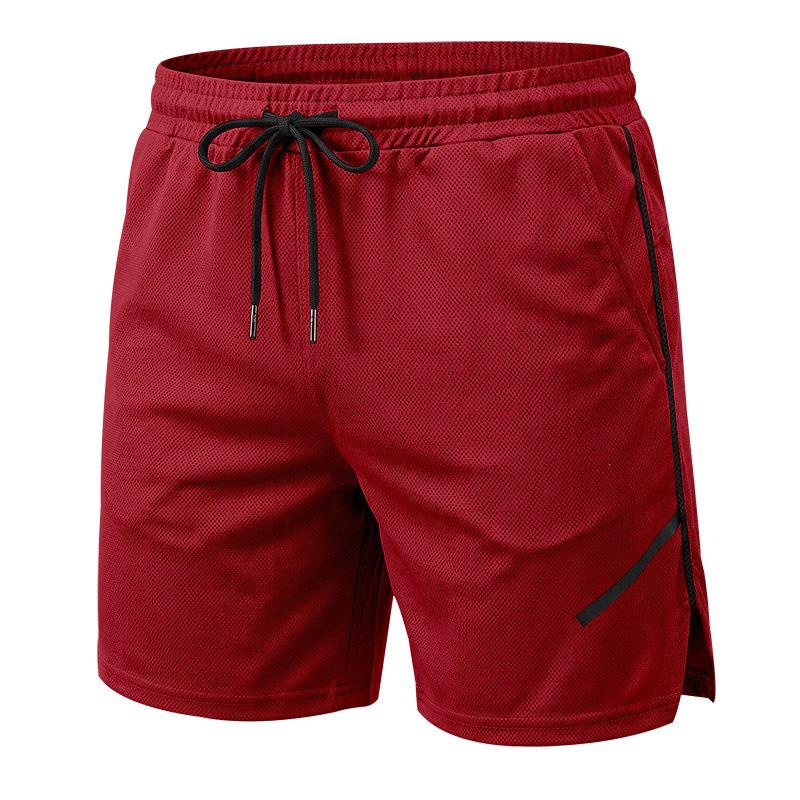 Pantaloncini Sportivi da Uomo in Rete ad Asciugatura Rapida Stile Europeo & Americano - Pantaloni Fitness Running Casual Traspiranti 3/4