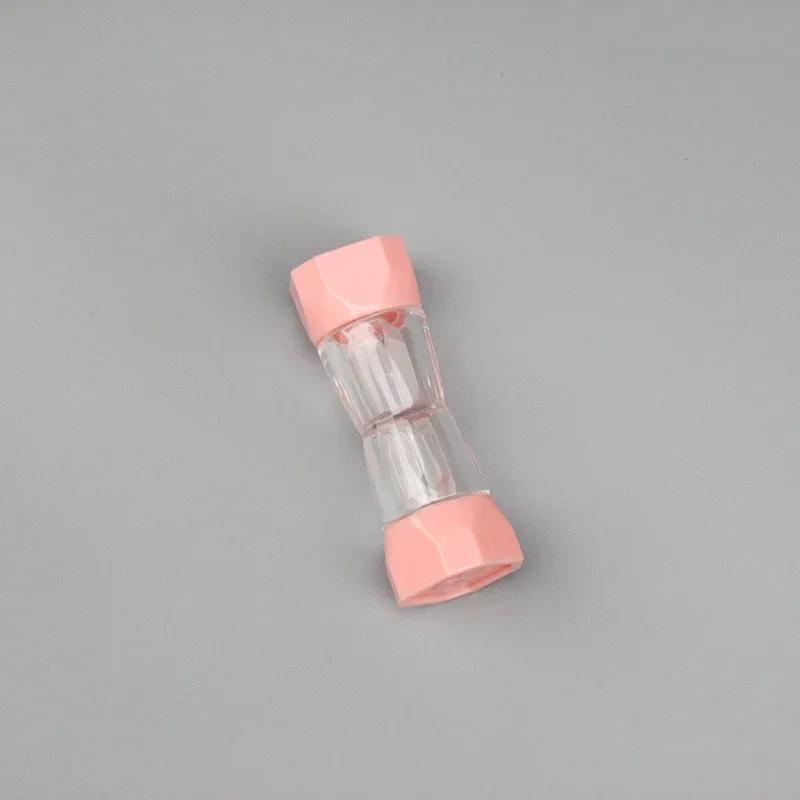 

Women Diamond Shaped Hard Contact Lens Container Holder Bottle Tube Glasses Case Protector Box Travel Glasses Holder Eye Tool рожевий