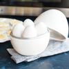 Microwave Egg Cooker, 4 Capacity, Boiled Egg Cooker, Egg Shape Compact Design Saving Time Hard Boiled Egg Cooker for Kitchen