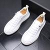 Men Leather Casual Shoes Spring Autumn New Designer Crocodile Print Lace-Up Flat Leisure Shoes Zapatos Hombreb6