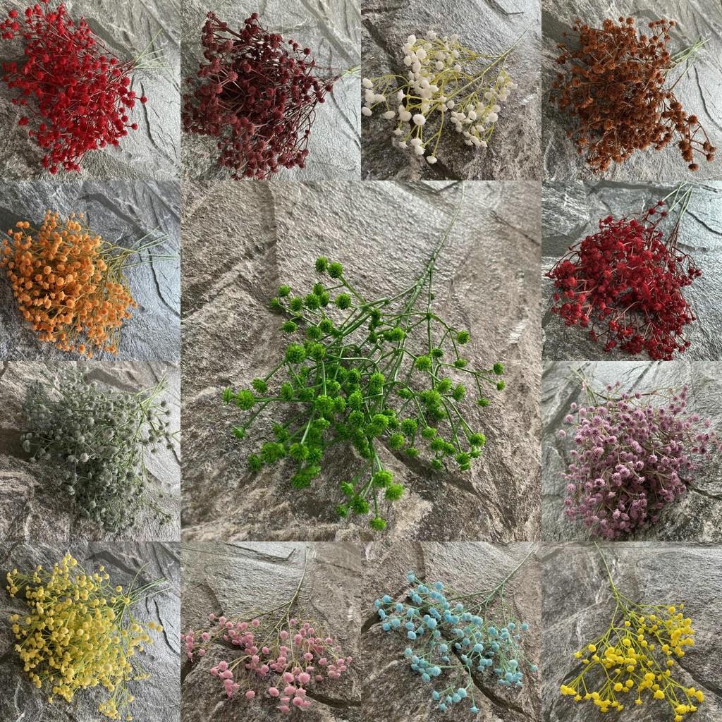 Gypsophila Realistic Plastic Wedding Bouquet Flower Bridal Party Staging Home