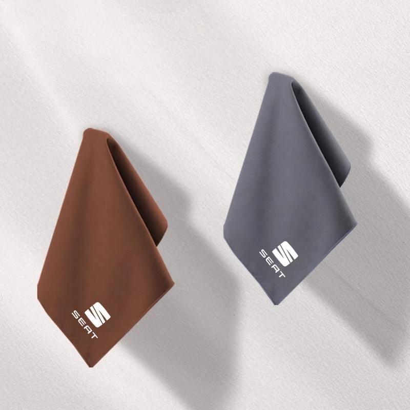 Non-Falling Hair Suede Car Wash Towel For Seat FR Leon Ibiza Exe Interior Cleaning Cloth Efficient Drying Auto Care Accessories HGD6S