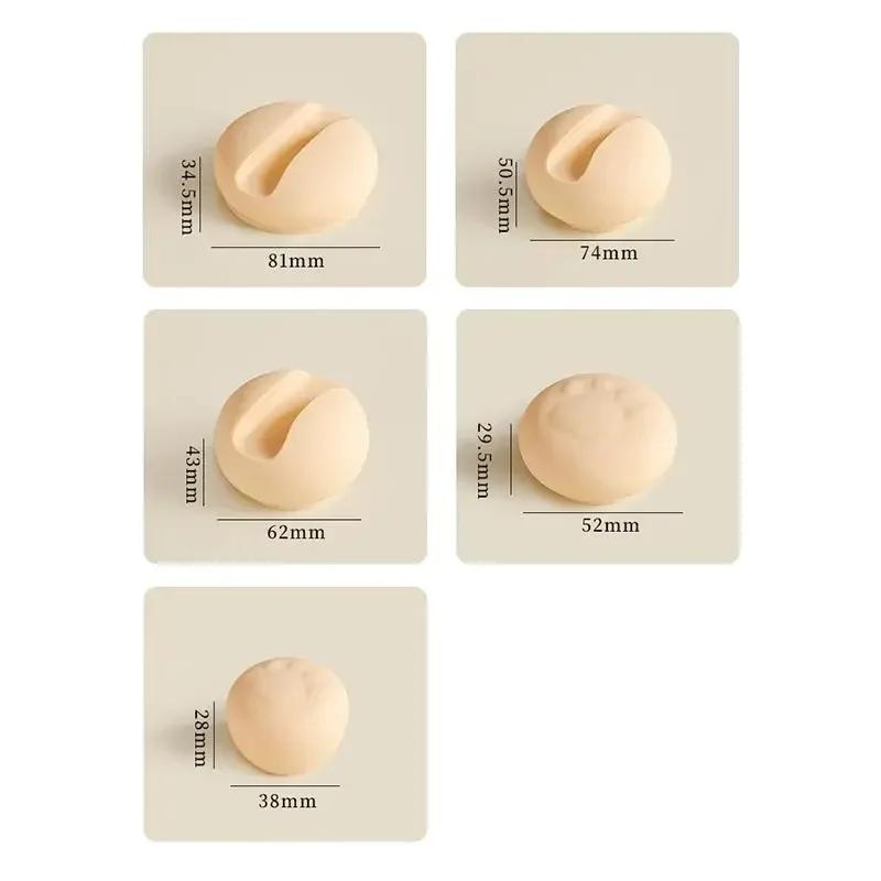 Anti Scalding Pot Lid Handle Cap Universal Spatula Rest Silicone Large/Medium/Small Cookware Accessories Kitchen Gadget Supplies