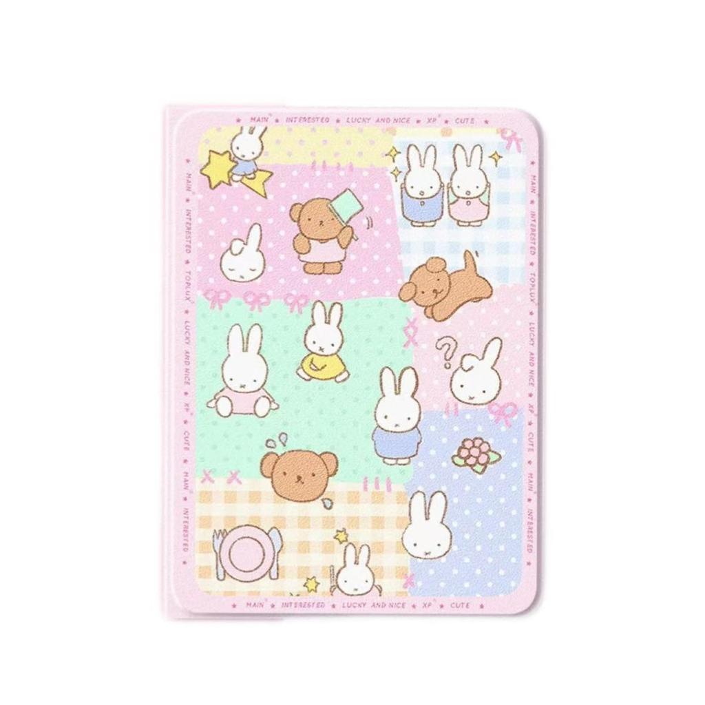 Miffy Boris Hase iPad Hülle für iPad 10.2/iPad Pro, Niedliche Silikonhülle, Leicht, Kratzfest, Stoßfest, Sturzfest, Ständerfunktion, P