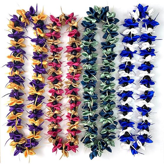 Graduation Leis Braided Lei Class of 2025 Honor Cord Rope for Graduation Party Student Grad DIY Decors Gold, Purple