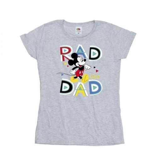 

Disney Womens/Ladies Mickey Mouse Rad Dad Cotton T-Shirt білий