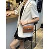 New Palm Pattern Kelly Bag Retro Messenger Bag Fashion Shoulder Bag Hand Wallet Mobile Phone Bag Women