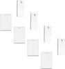 201 Stainless Steel Rectangle Stamping Blank Tag Pendants, Stainless Steel Color, 30x20x1mm, Hole: 3mm, 30pcs/box
