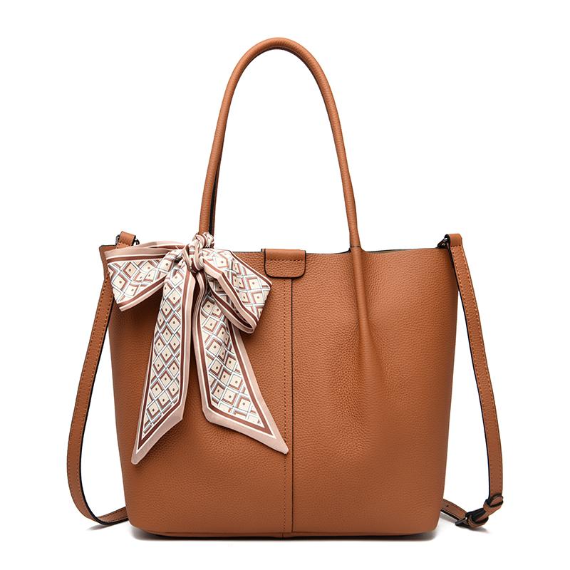 

Real Leather Bag for Women Large Capacity Leather Messenger Shoulder Bags Female Bags