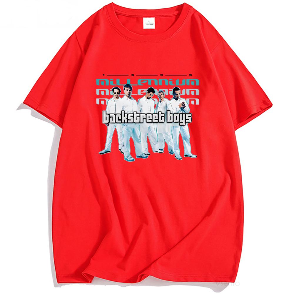 Tričko Backstreet Boys Millennium 2.0 s krátkým rukávem, bavlněné letní tričko, ležérní móda, letní pánské tričko s kulatým výstřihem, grafické tričko