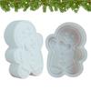 Christmas Gingerbread Man Silicone Molds Resin Crafting Christmas Decorations Cast Gypsum Wax Soap Clay Arts & Crafts Home Decor